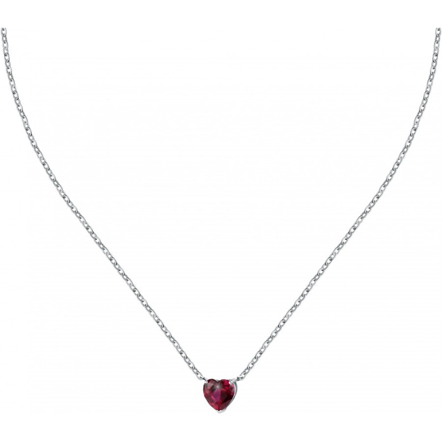 La Petite Story Romantický ocelový náhrdelník s krystalem Love LPS10ASD15 - Náhrdelníky