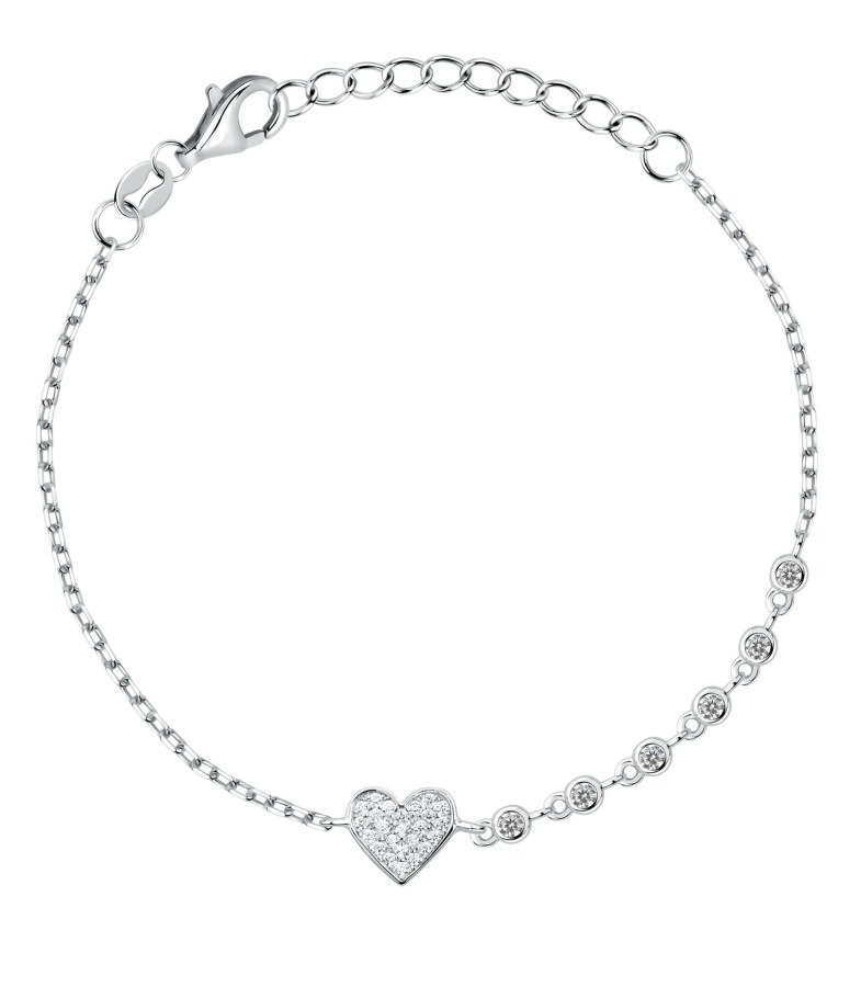 La Petite Story Romantický stříbrný náramek se zirkony Silver LPS05AWV80 La Petite Story Romantický stříbrný náramek se zirkony Silver LPS05AWV80 - Náramky Náramky se symboly