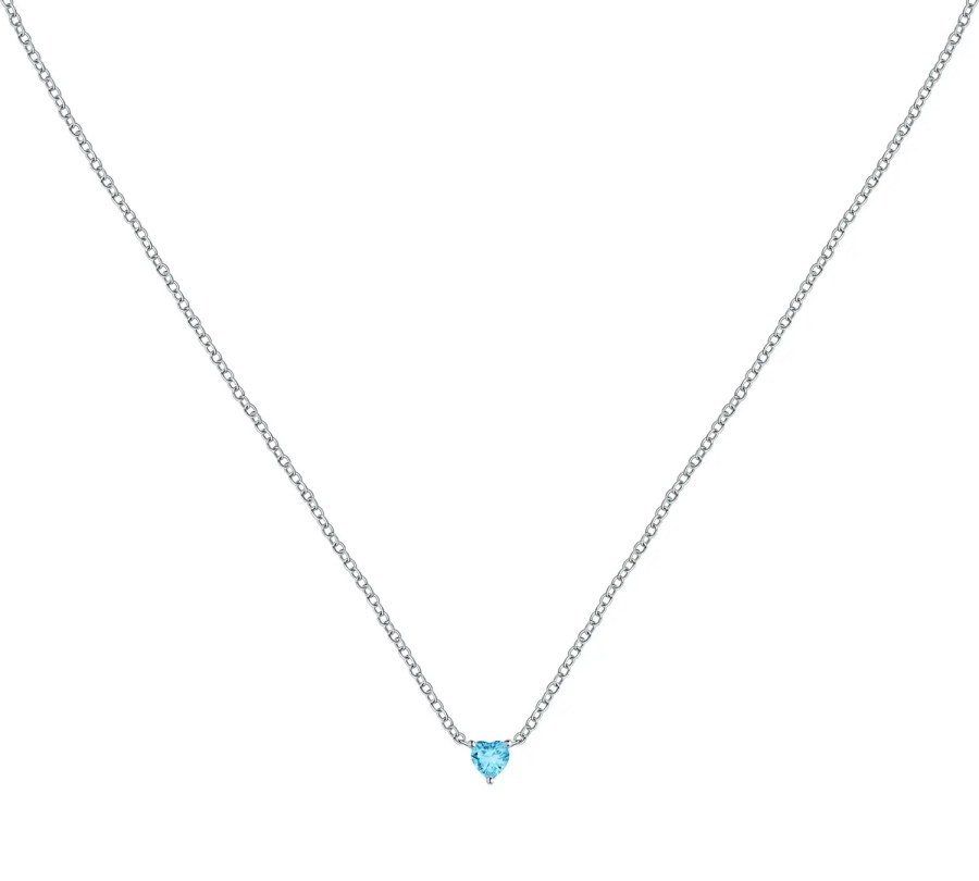 La Petite Story Stříbrný náhrdelník s modrým srdíčkem Silver LPS10AWV18 La Petite Story Stříbrný náhrdelník s modrým srdíčkem Silver LPS10AWV18 - Náhrdelníky