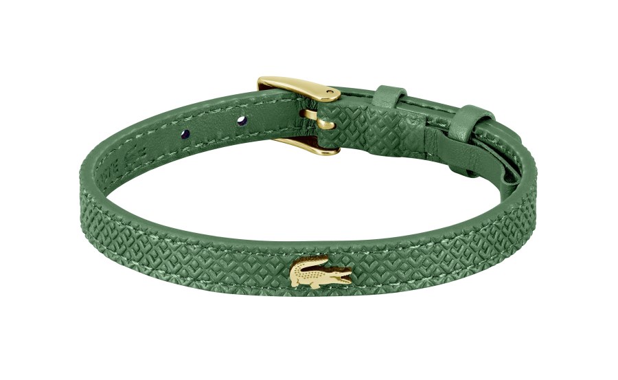 Lacoste Elegantní zelený kožený náramek Lacoste 12.12 2040391 - Náramky Kožené náramky