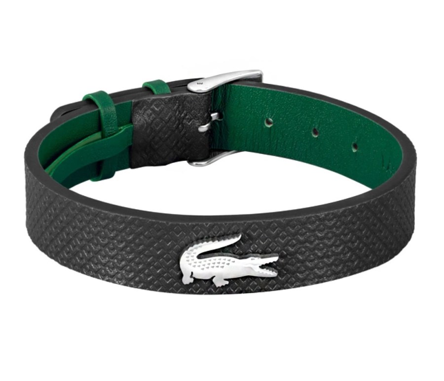 Lacoste Moderní kožený náramek Lacoste 12.12 2040387 - Náramky Kožené náramky