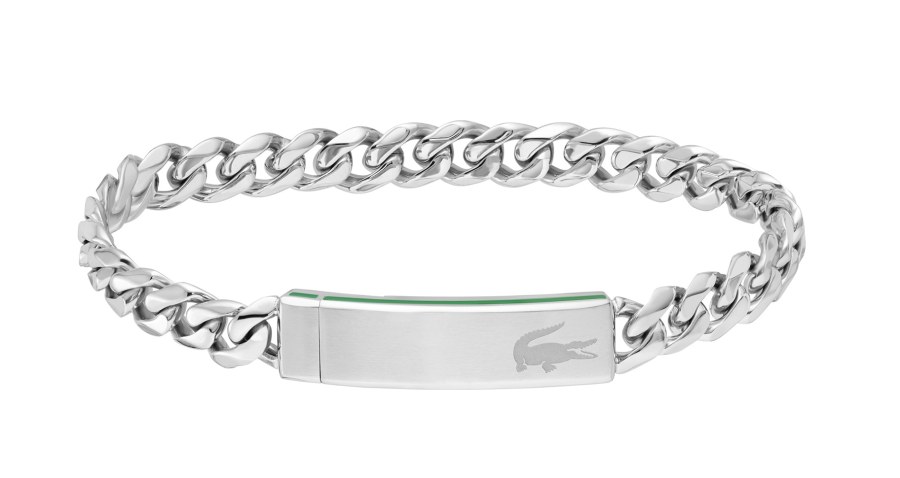 Lacoste Moderní pánský náramek z oceli Baseline 2040081 Lacoste Moderní pánský náramek z oceli Baseline 2040081 - Náramky Řetízkové náramky