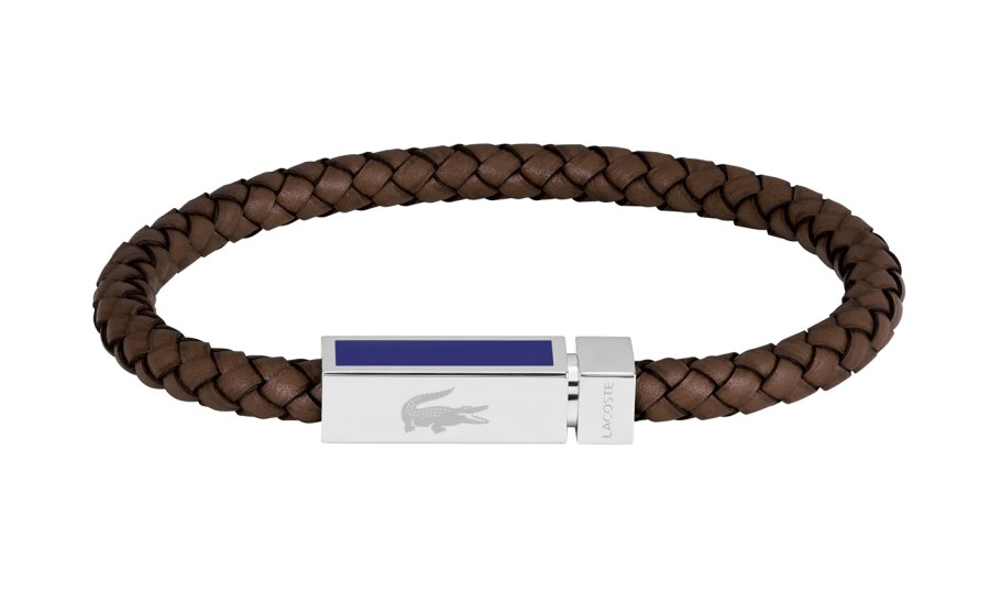 Lacoste Hnědý kožený náramek pro muže Rockel 2040450 Lacoste Hnědý kožený náramek pro muže Rockel 2040450 - Náramky Kožené náramky