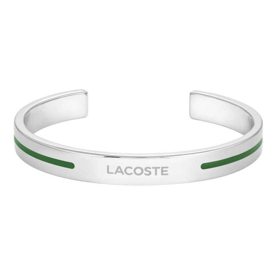 Lacoste Otevřený pevný náramek z&nbsp;oceli Adventurer 2040526 - Náramky Pevné náramky