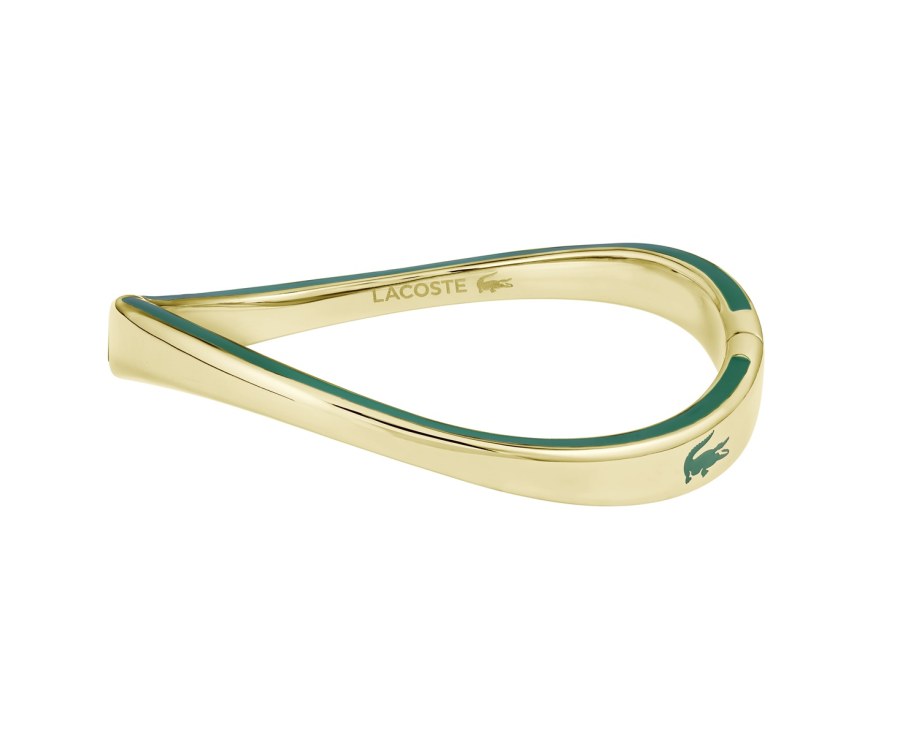 Lacoste Moderní pevný náramek z pozlacené oceli Glori 2040543 Lacoste Moderní pevný náramek z pozlacené oceli Glori 2040543 - Náramky Pevné náramky
