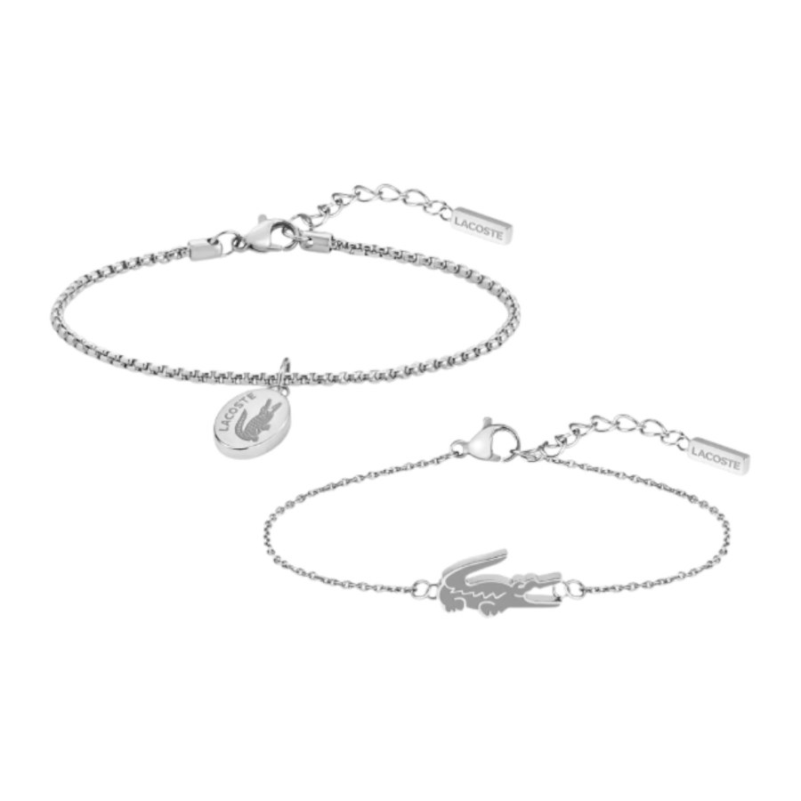 Lacoste Půvabná ocelová sada šperků pro ženy (náramek, náušnice) 2070046