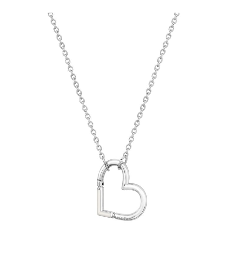 Lacoste Romantický ocelový náhrdelník Srdíčko Ines 2040328 - Náhrdelníky