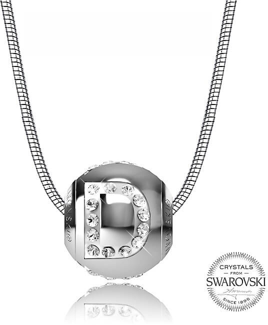 Levien Ocelový náhrdelník písmeno D CLET-D - Náhrdelníky