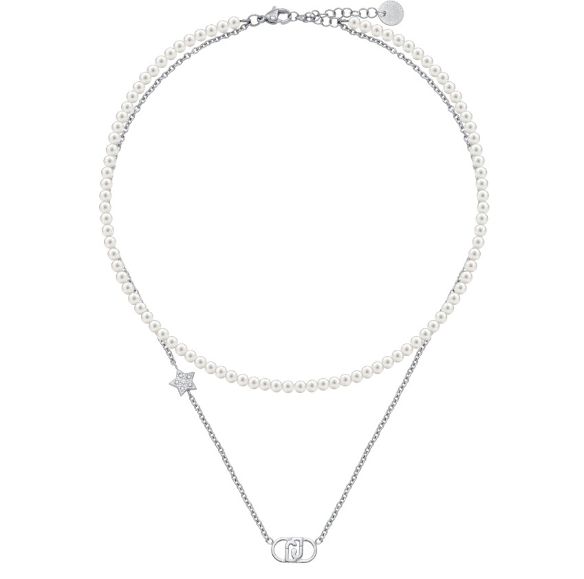 Liu Jo Dvojitý perlový náhrdelník pro ženy Stones LJ3163 - Náhrdelníky Perlové náhrdelníky