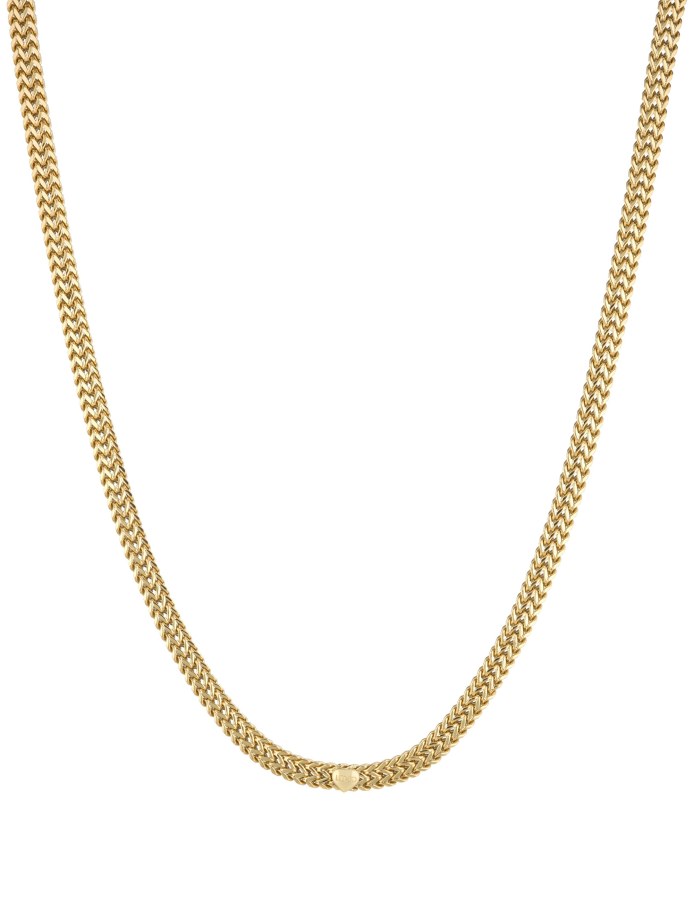 Liu Jo Dvojitý pozlacený náhrdelník se srdíčkem Chains LJ1820 - Náhrdelníky