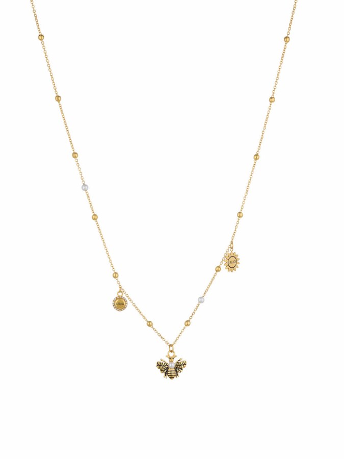 Liu Jo Hravý pozlacený náhrdelník Tropical Dream LJ1630 - Náhrdelníky
