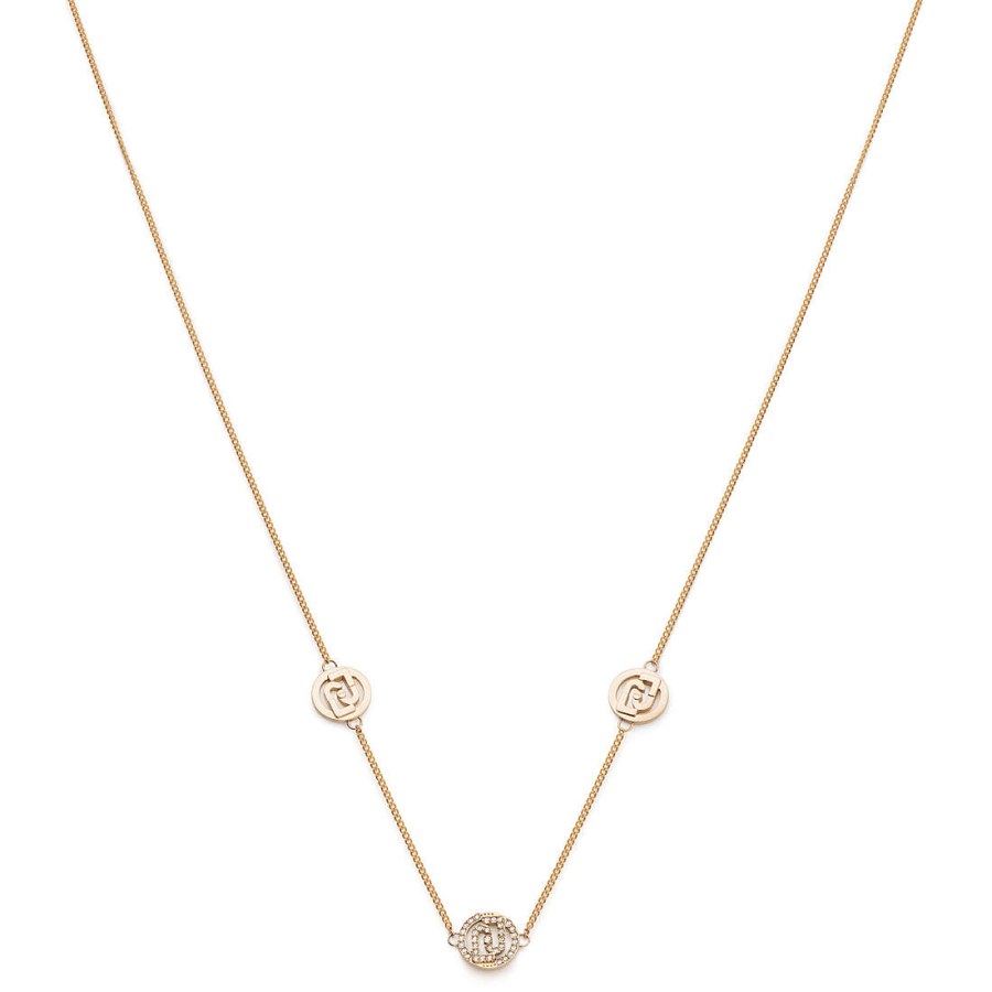 Liu Jo Krásný pozlacený náhrdelník s logy Fashion LJ2081 - Náhrdelníky