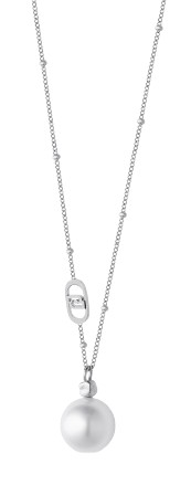 Liu Jo Minimalistický náhrdelník se syntetickou perlou LJ3012