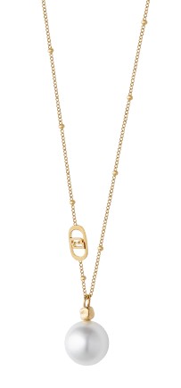 Liu Jo Minimalistický pozlacený náhrdelník se syntetickou perlou LJ3015 - Náhrdelníky Perlové náhrdelníky