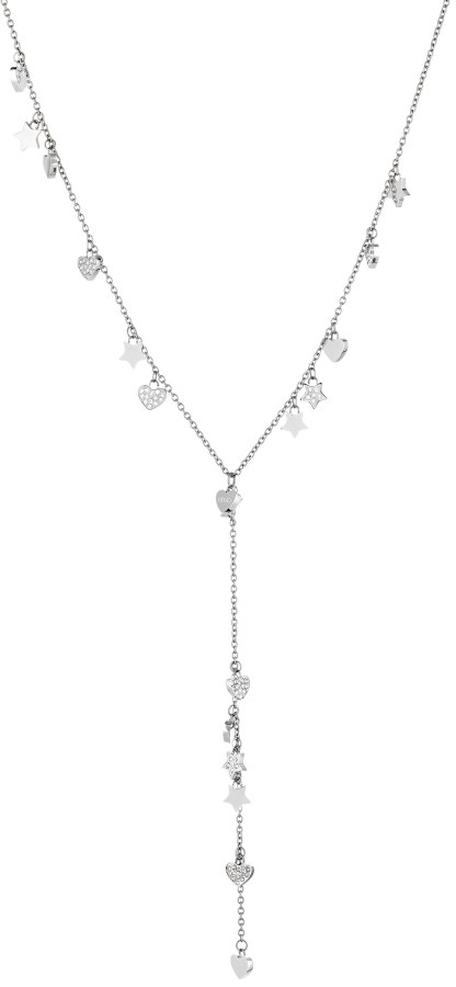 Liu Jo Ocelový náhrdelník se srdíčky a hvězdičkami LJ1408 - Náhrdelníky