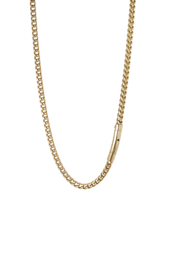 Liu Jo Pánský pozlacený náhrdelník z&nbsp;oceli MLJ685 - Náhrdelníky