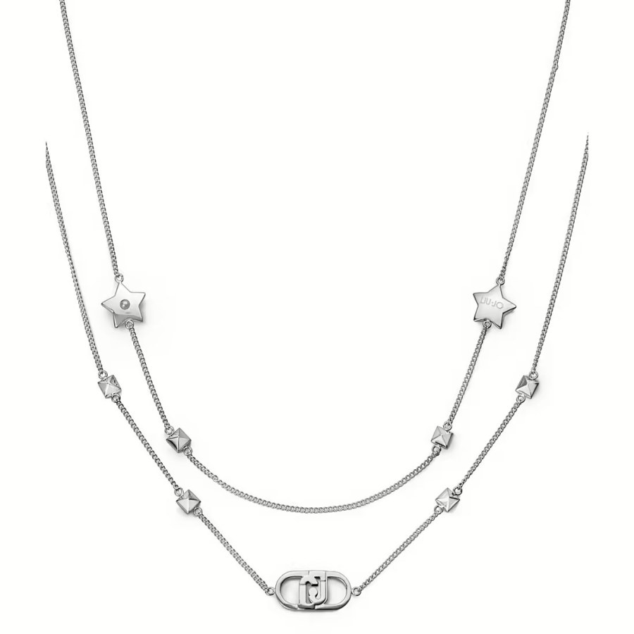 Liu Jo Stylový dvojitý náhrdelník z oceli Fashion LJ2206 - Náhrdelníky