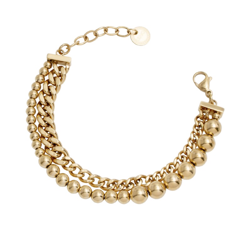 Liu Jo Stylový dvojitý náramek pro ženy LJ3050 - Náramky Řetízkové náramky