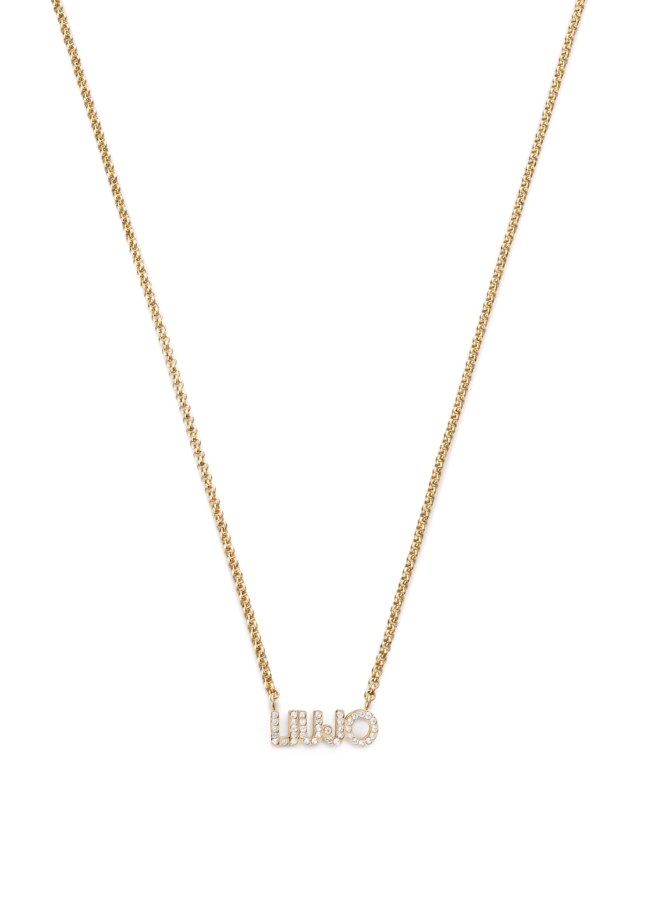 Liu Jo Stylový pozlacený náhrdelník Essential LJ2150