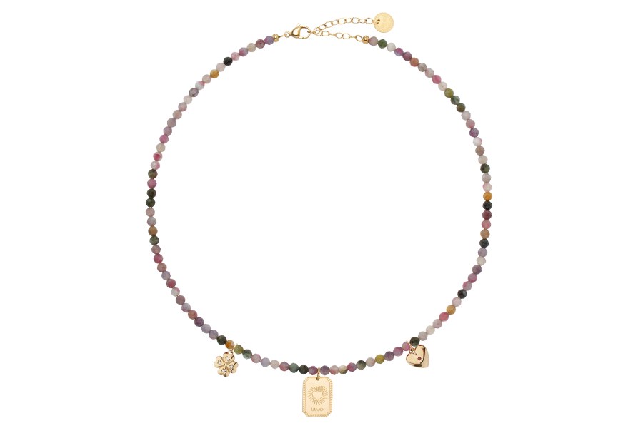 Liu Jo Úchvatný korálkový náhrdelník z&nbsp;oceli Icones LJ3156 - Náhrdelníky Náhrdelníky s&nbsp;korálky