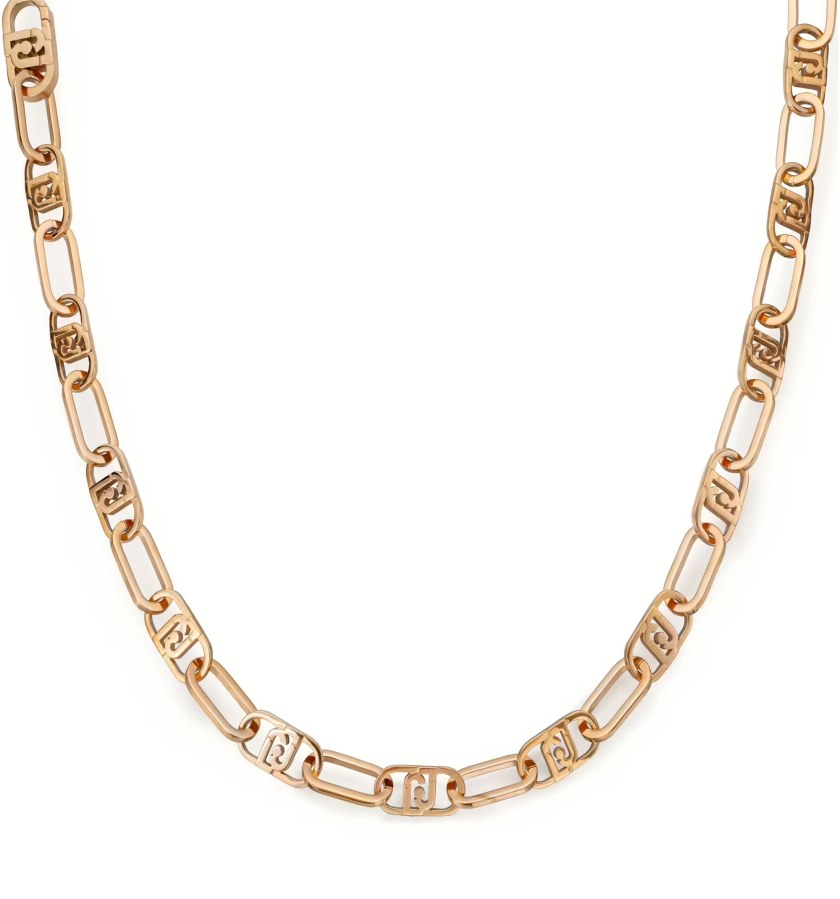 Liu Jo Výrazný bronzový náhrdelník z oceli Fashion LJ2227 - Náhrdelníky