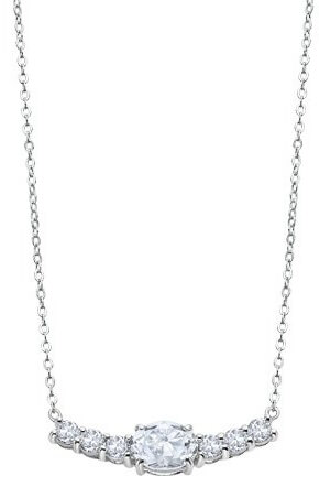Lotus Silver Dechberoucí stříbrný náhrdelník s čirými krystaly Swarovski LP2011-1/1 - Náhrdelníky