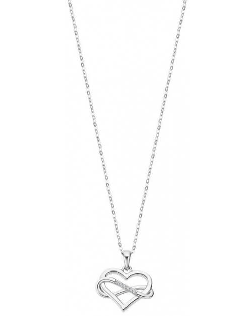 Lotus Silver Něžný stříbrný náhrdelník Nekonečná láska LP3307-1/1 - Náhrdelníky