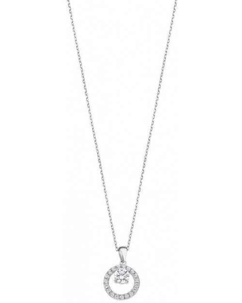 Lotus Silver Okouzlující stříbrný náhrdelník s čirými zirkony LP3080-1/1 - Náhrdelníky