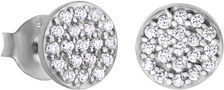 Lotus Silver Třpytivé stříbrné náušnice s čirými zirkony LP1258-4/1 - Náušnice Pecky