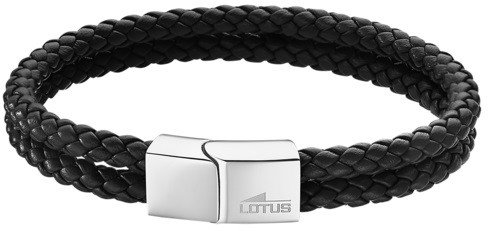 Lotus Style Dvojitý kožený náramek Men Basic LS2011-2/1