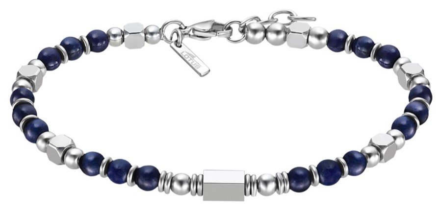 Lotus Style Korálkový ocelový náramek Urban Man LS2308-2/2