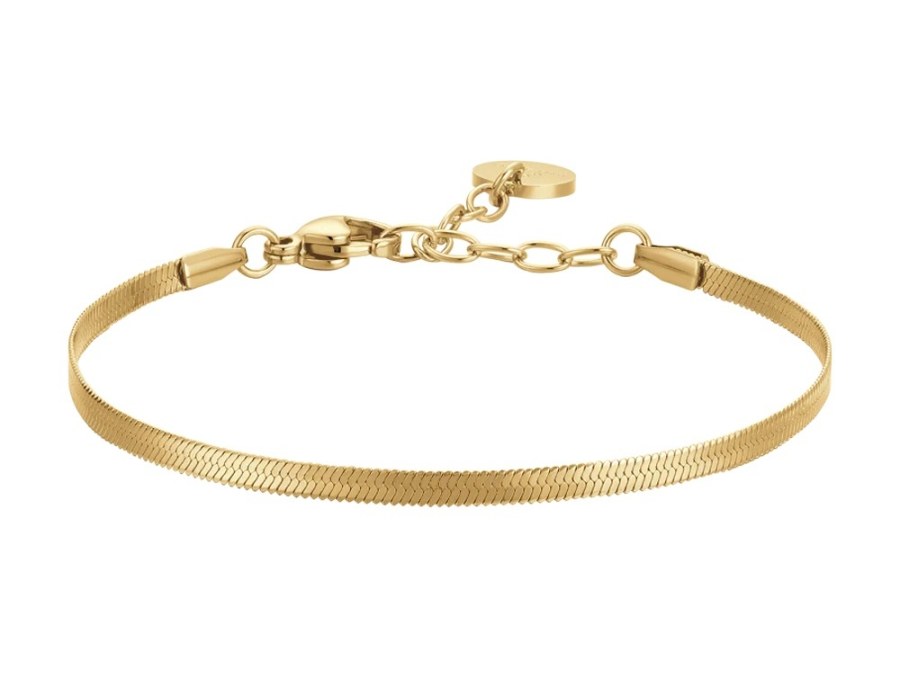 Luca Barra Půvabný pozlacený náramek pro ženy Hádek BK2785 - Náramky Řetízkové náramky