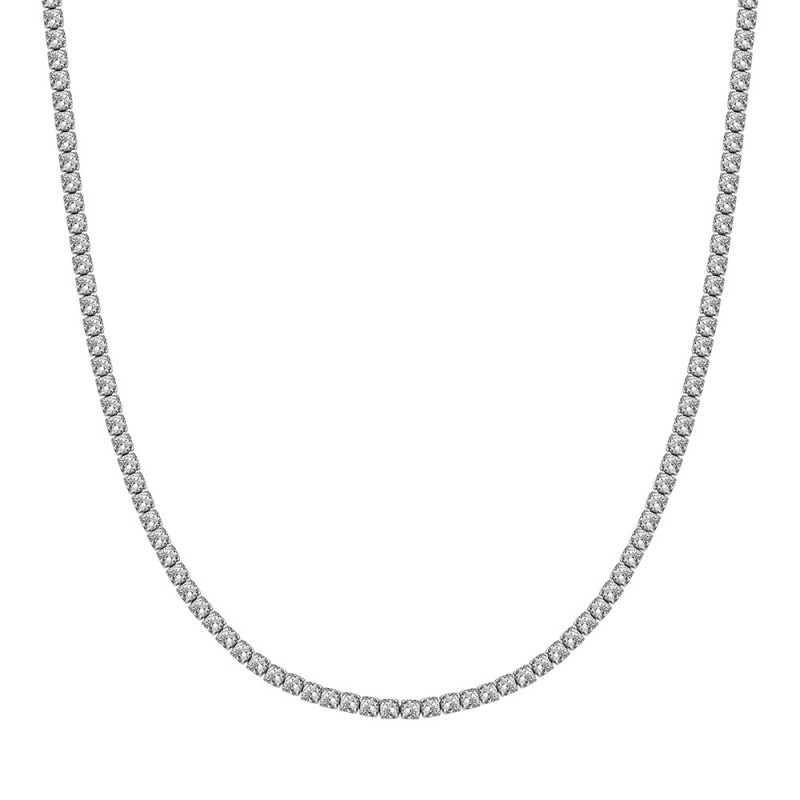 Luca Barra Tenisový náhrdelník s&nbsp;čirými krystaly CK1783 - Náhrdelníky Náhrdelníky s&nbsp;kameny