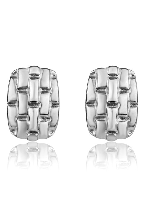 Marc Malone Extravagantní ocelové náušnice Cassidy Silver Earrings MCE24007S - Náušnice Visací náušnice