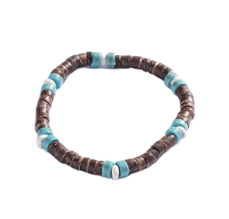 Marc Malone Korálkový náramek s tyrkysem MCGB5086