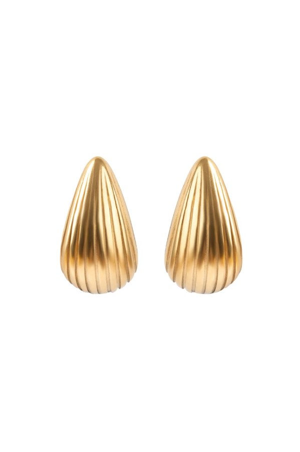 Marc Malone Pozlacené náušnice Amara Gold Earrings MCE250264G