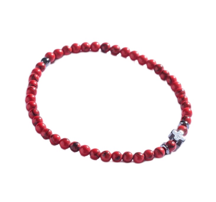 Marc Malone Moderní korálkový náramek pro muže MCGB5098 - Náramky Korálkové náramky