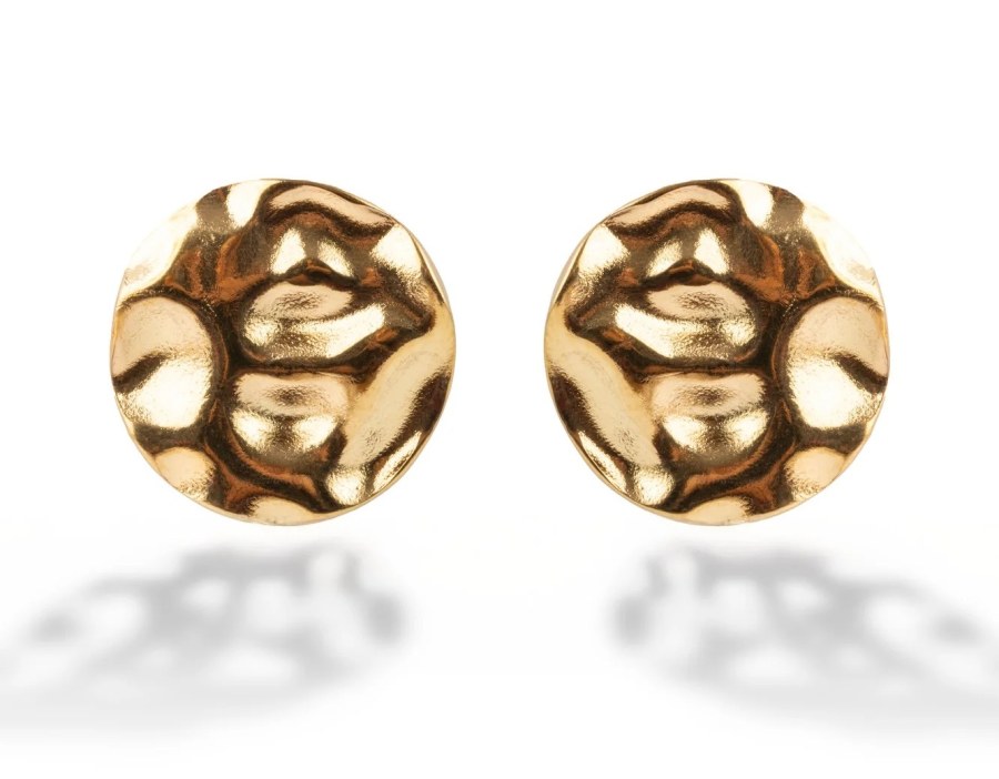 Marc Malone Moderní peckové náušnice Crysté MCE250301G - Náušnice Bez kamínků