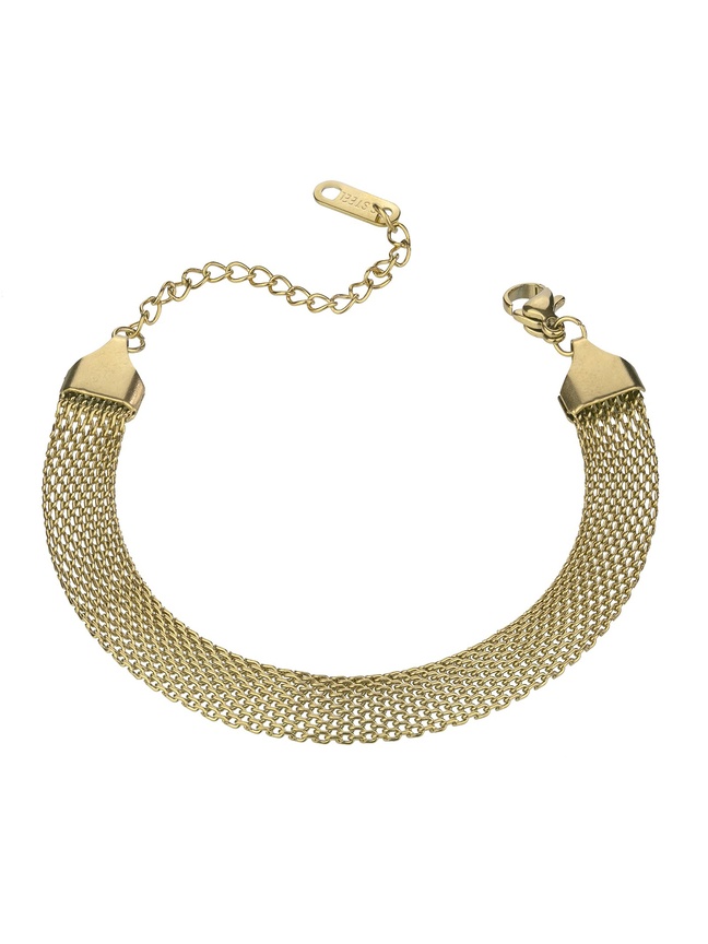 Marc Malone Módní pozlacený náramek Sylvia Gold Bracelet MCB24029G - Náramky Řetízkové náramky