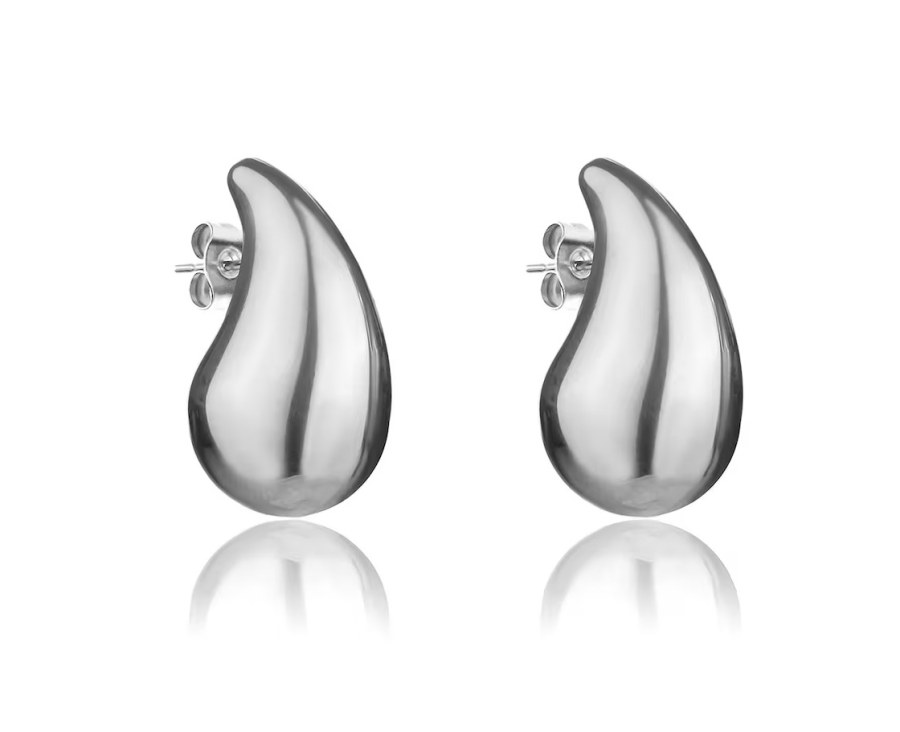 Marc Malone Nadčasové ocelové náušnice Tear Drop MCE24033S