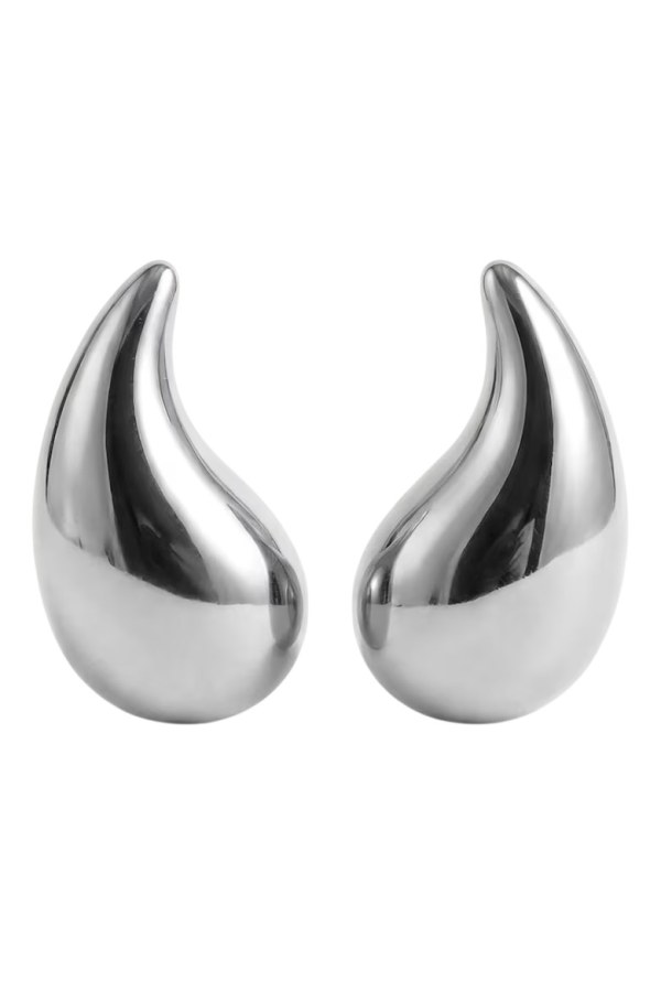 Marc Malone Oslnivé ocelové náušnice Tear Drop MCE260876S