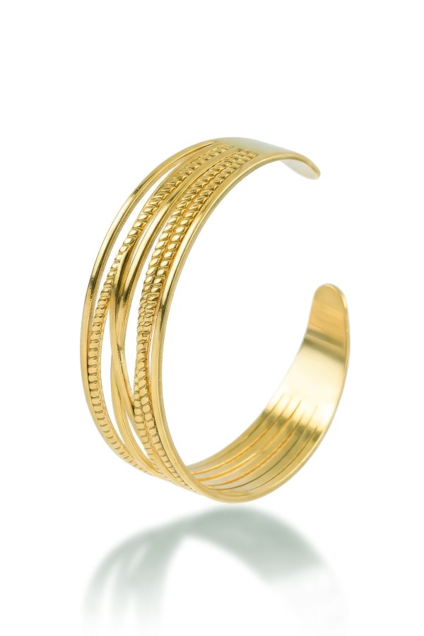 Marc Malone Otevřený pevný náramek Karla MCB260612G