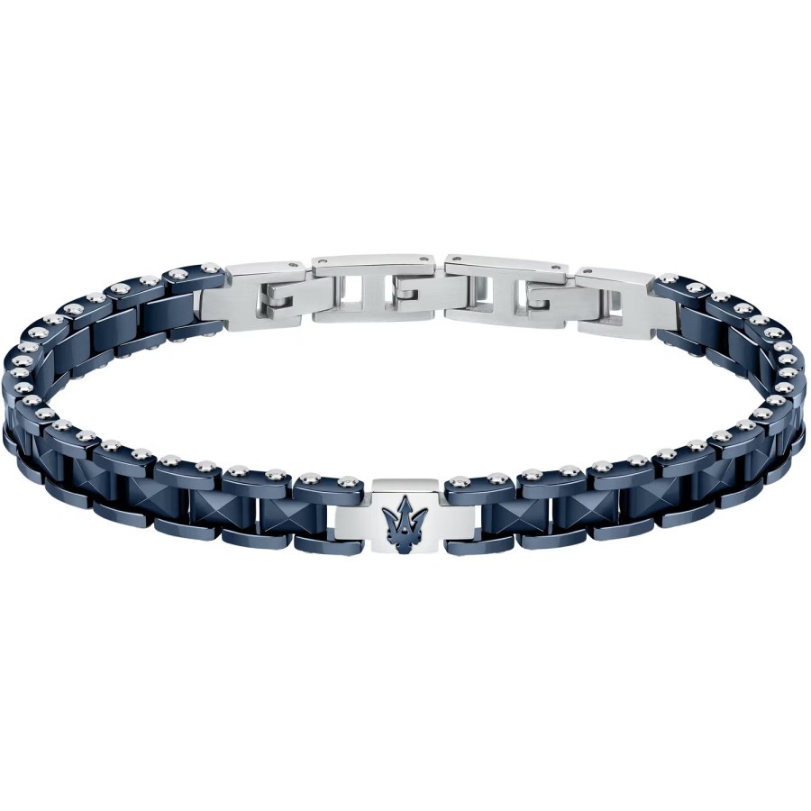 Maserati Luxusní pánský náramek Ceramic JM422ATZ14 Maserati Luxusní pánský náramek Ceramic JM422ATZ14 - Náramky Řetízkové náramky