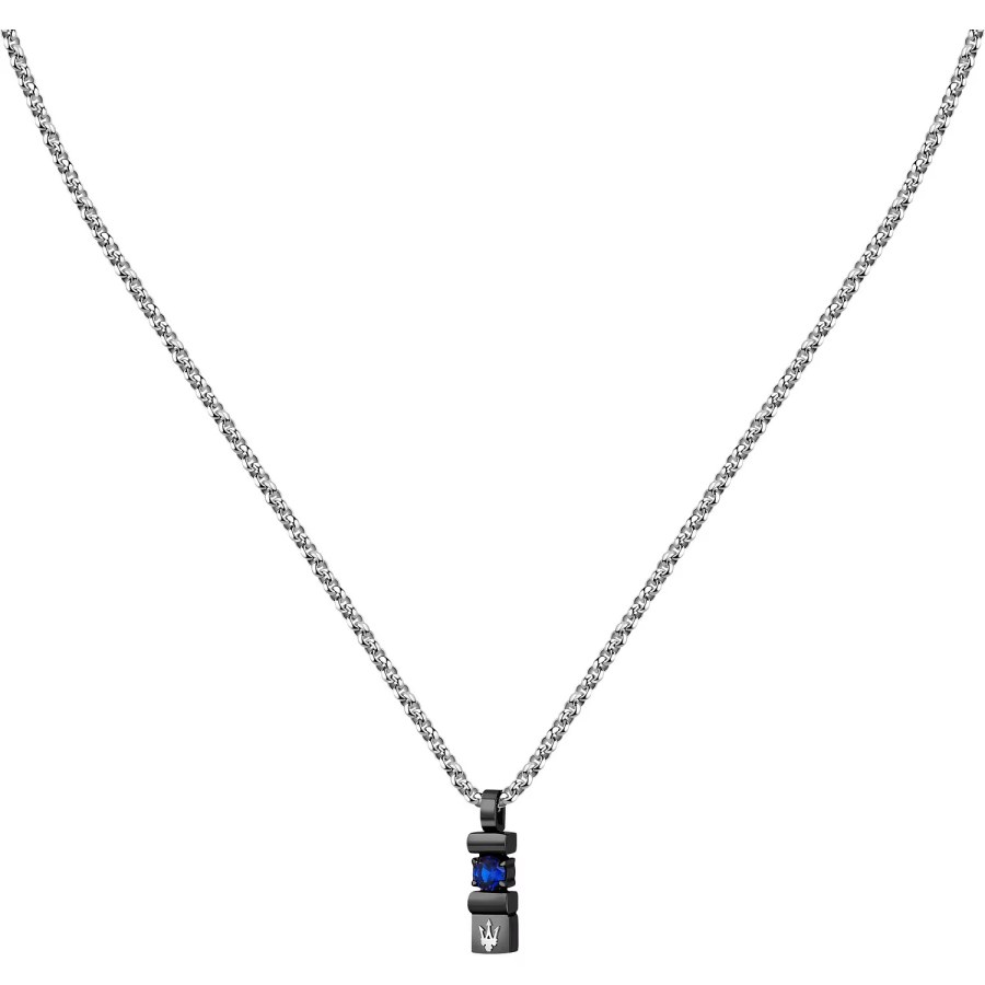 Maserati Stylový pánský náhrdelník Sapphire JM334AXO05 - Náhrdelníky