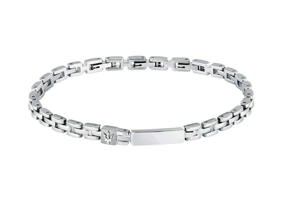 Maserati Nadčasový pánský náramek z oceli Iconic JM324AVD57