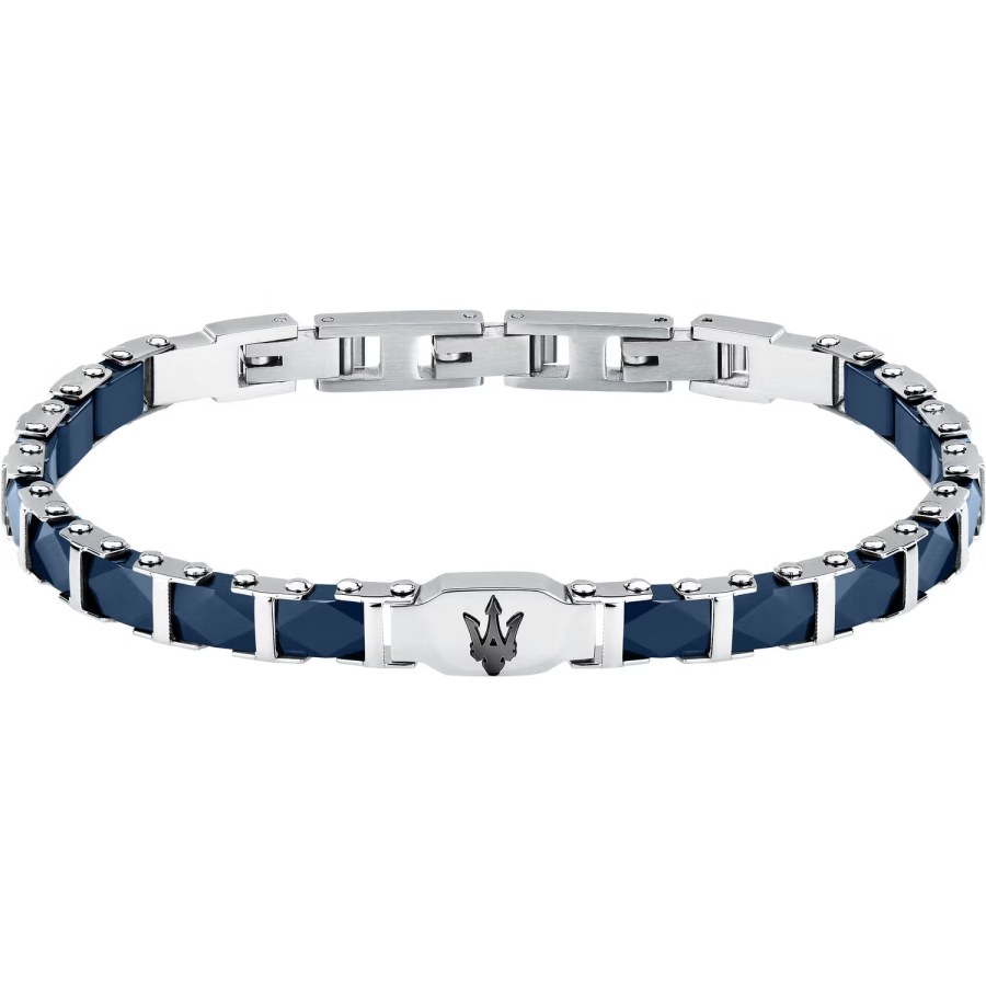 Maserati Pánský ocelový náramek Ceramic JM424ATZ45 Maserati Pánský ocelový náramek Ceramic JM424ATZ45 - Náramky Řetízkové náramky