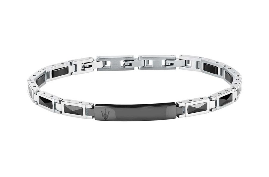 Maserati Stylový náramek pro muže Ceramic JM226ATZ79 - Náramky Řetízkové náramky