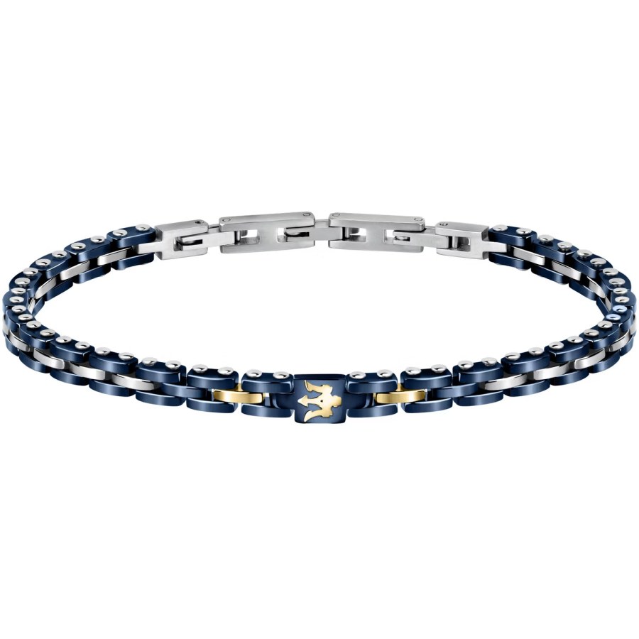 Maserati Stylový pánský náramek Ceramic JM420ATI01 Maserati Stylový pánský náramek Ceramic JM420ATI01 - Náramky Řetízkové náramky