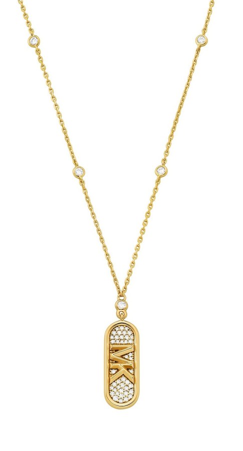 Michael Kors Fashion pozlacený náhrdelník se zirkony Kors MK MKC1729CZ710 Michael Kors Fashion pozlacený náhrdelník se zirkony Kors MK MKC1729CZ710 - Náhrdelníky