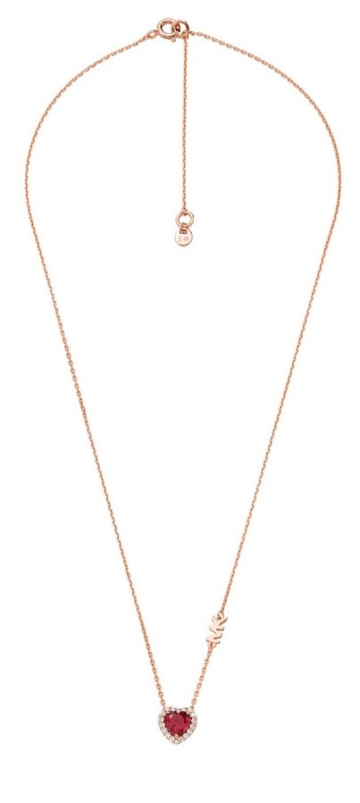 Michael Kors Krásný pozlacený náhrdelník se zirkony Pavé Heart MKC1520BG791 Michael Kors Krásný pozlacený náhrdelník se zirkony Pavé Heart MKC1520BG791 - Náhrdelníky